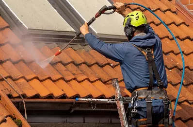 Démoussage et hydrofuge de toiture à Mus